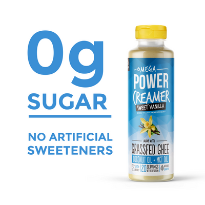 Omega PowerCreamer Bundle Pack - French Vanilla, Salted Caramel, & Black Frother