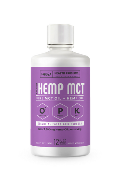 Hemp MCT Oil - MCT Oil + 20% Hemp Oil