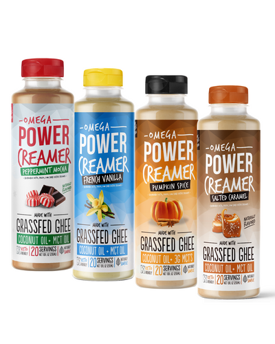 PowerCreamer Bundle - Vanilla, Salted Caramel, Peppermint Mocha, & Pumpkin Spice